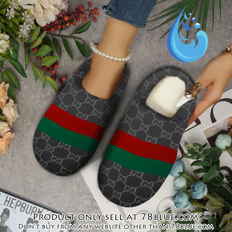 Gucci fleece slippers luxury inhouse slippers ihs1006 78b1503752